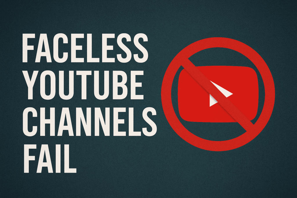 Why 99% of Faceless YouTube Channels Fail (And How You Can Be the 1% That Succeeds)